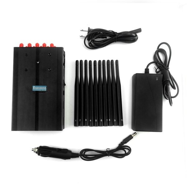 10 band 2g 3g 4g wifi gps cell phone signal jammer 2