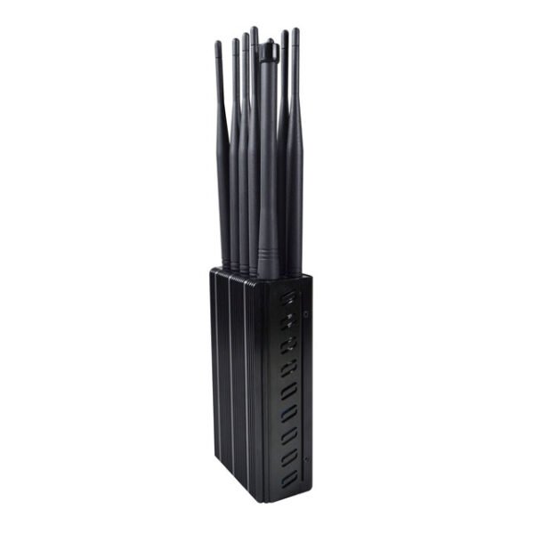 10high power antenna portable gsm 3g 4g gps wi fi cell phone jammer 5