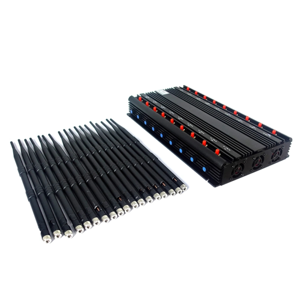 18 channel cell phone wifi uhf vhf gps jammer 5