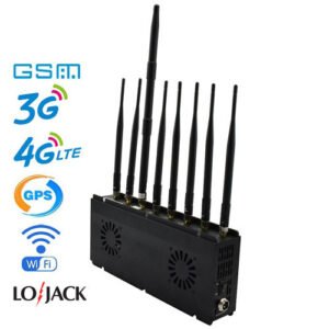 desktop jammer gsm 3g 4g gps wifi with 2 powerful fans 1